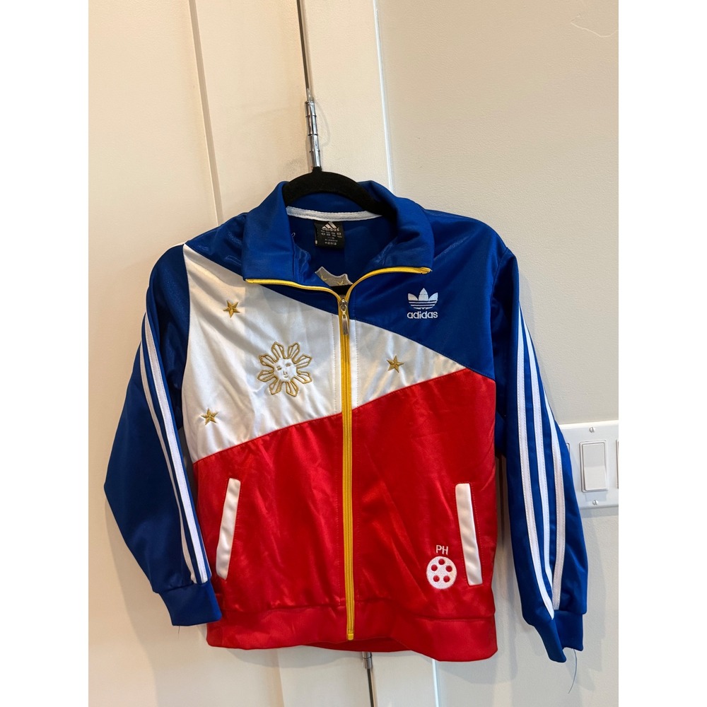 Adidas Originals Philippines Track Jacket Blue Red White Sun Stars Mens XL Asian